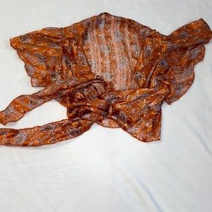 Floral crop top (never used)